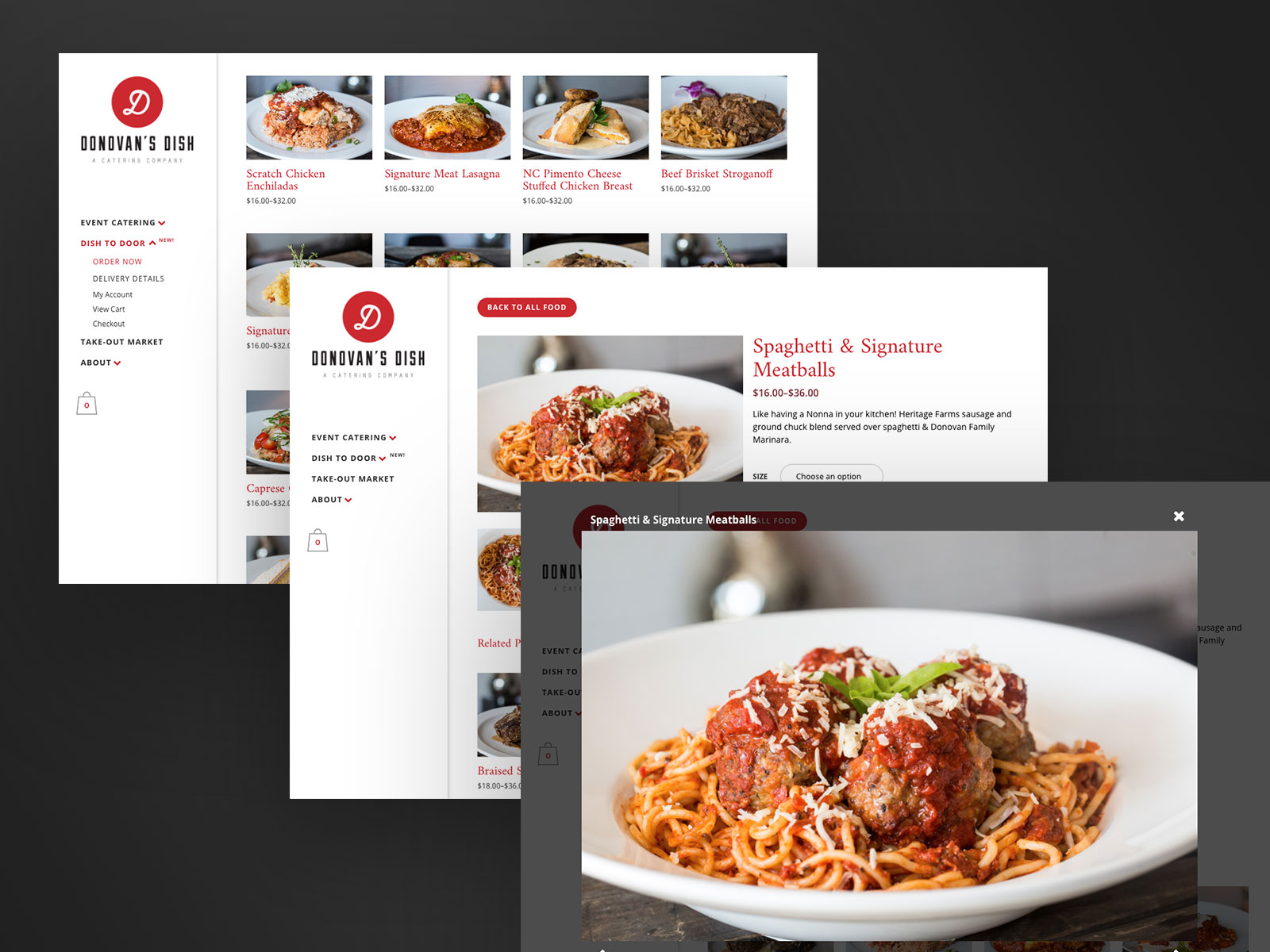Donovan's Dish A Great Brand Designed by MRC Raleigh