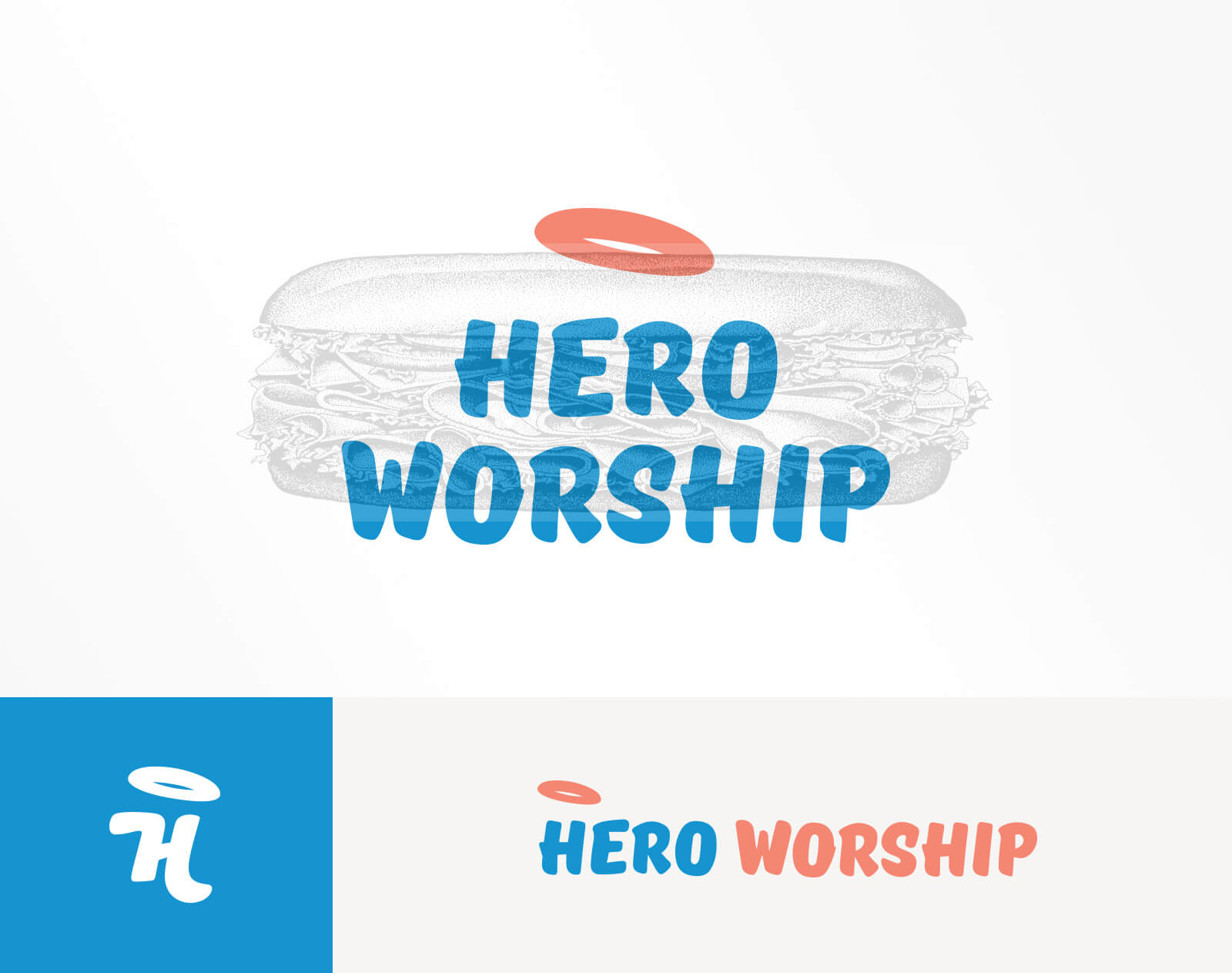 Hero Worship - Branding a sub shop in Raleigh, NC - Logo Suite