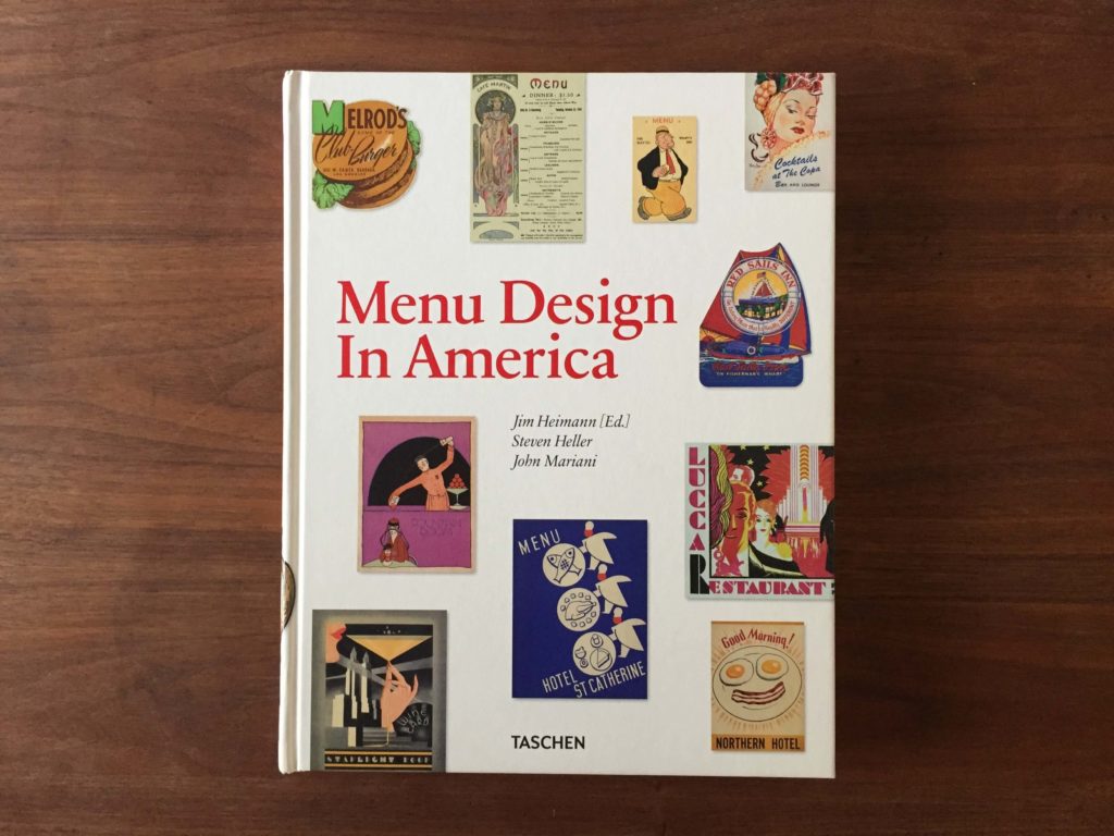 Menu Design in Europe (Steven Heller, Jim Heimann) - Omnivore Books on Food