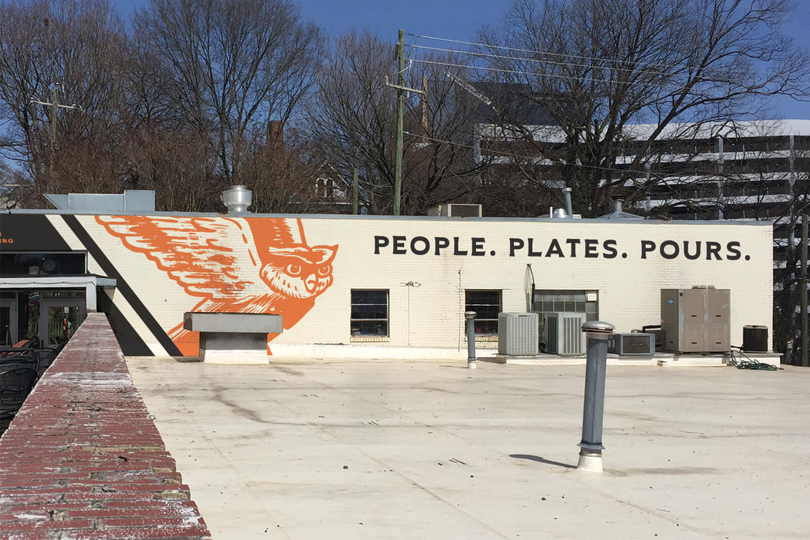 Wye Hill - Patio Mural