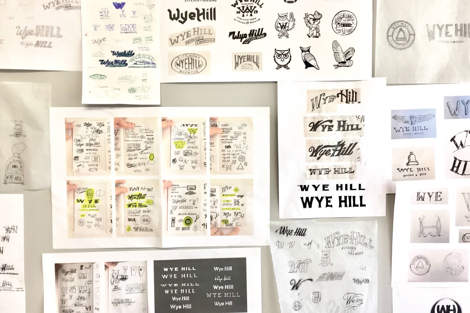 Wye Hill - Sketches