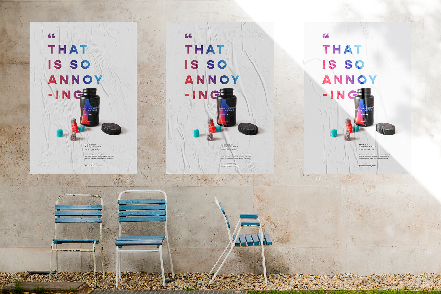 Modern Annoyance CBD - Pasted Poster