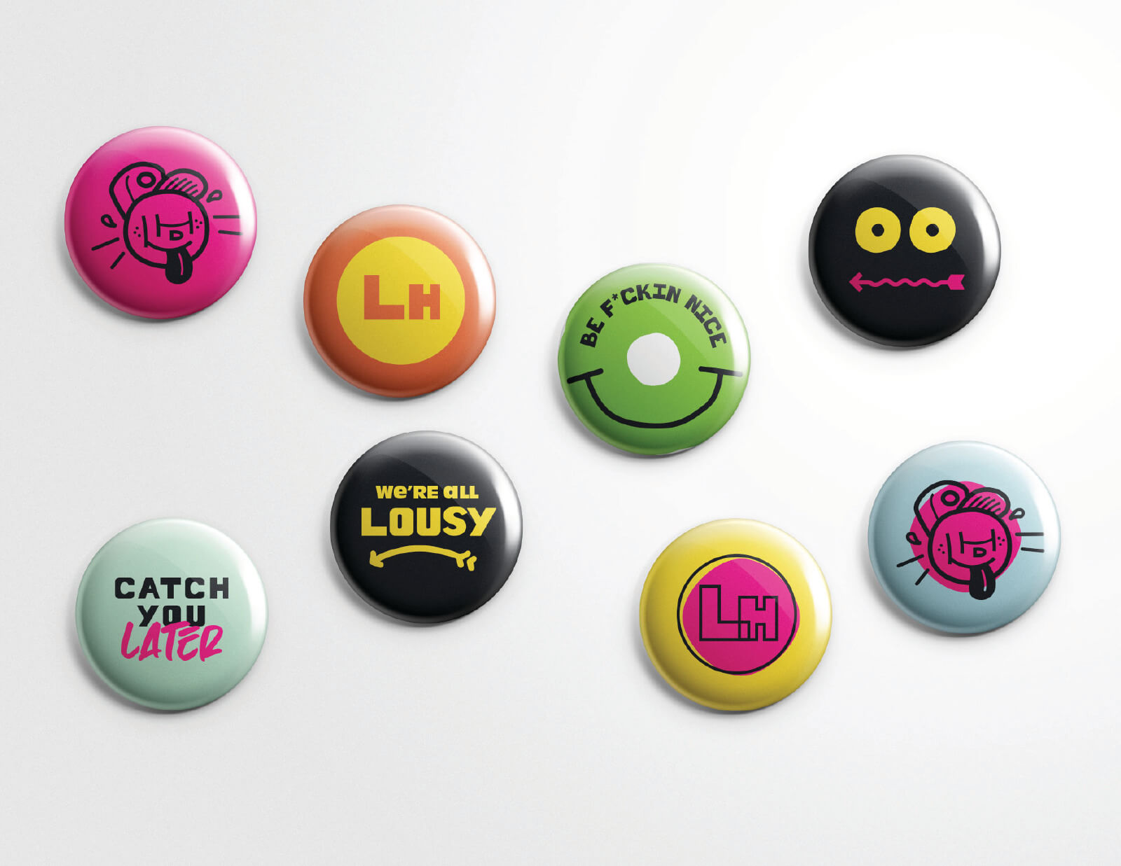 LousyHuntersDoughnuts - Button Pins