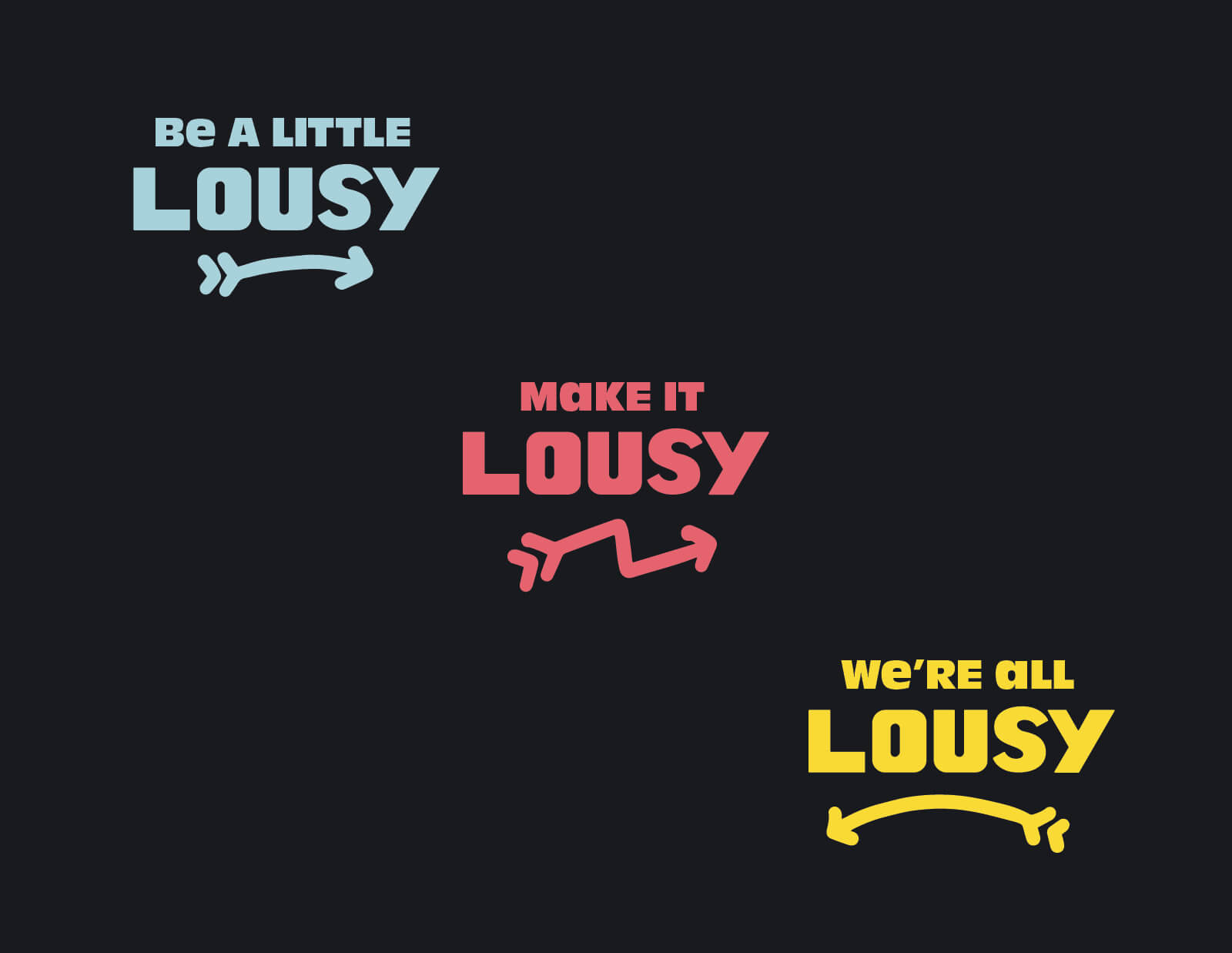 LousyHuntersDoughnuts - Lousy Slogans