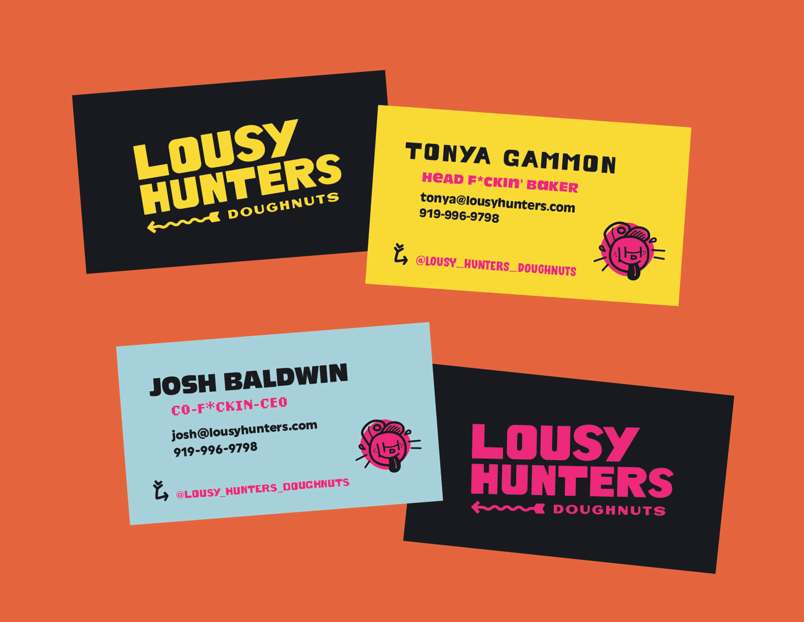 LousyHuntersDoughnuts - Official Business Cards