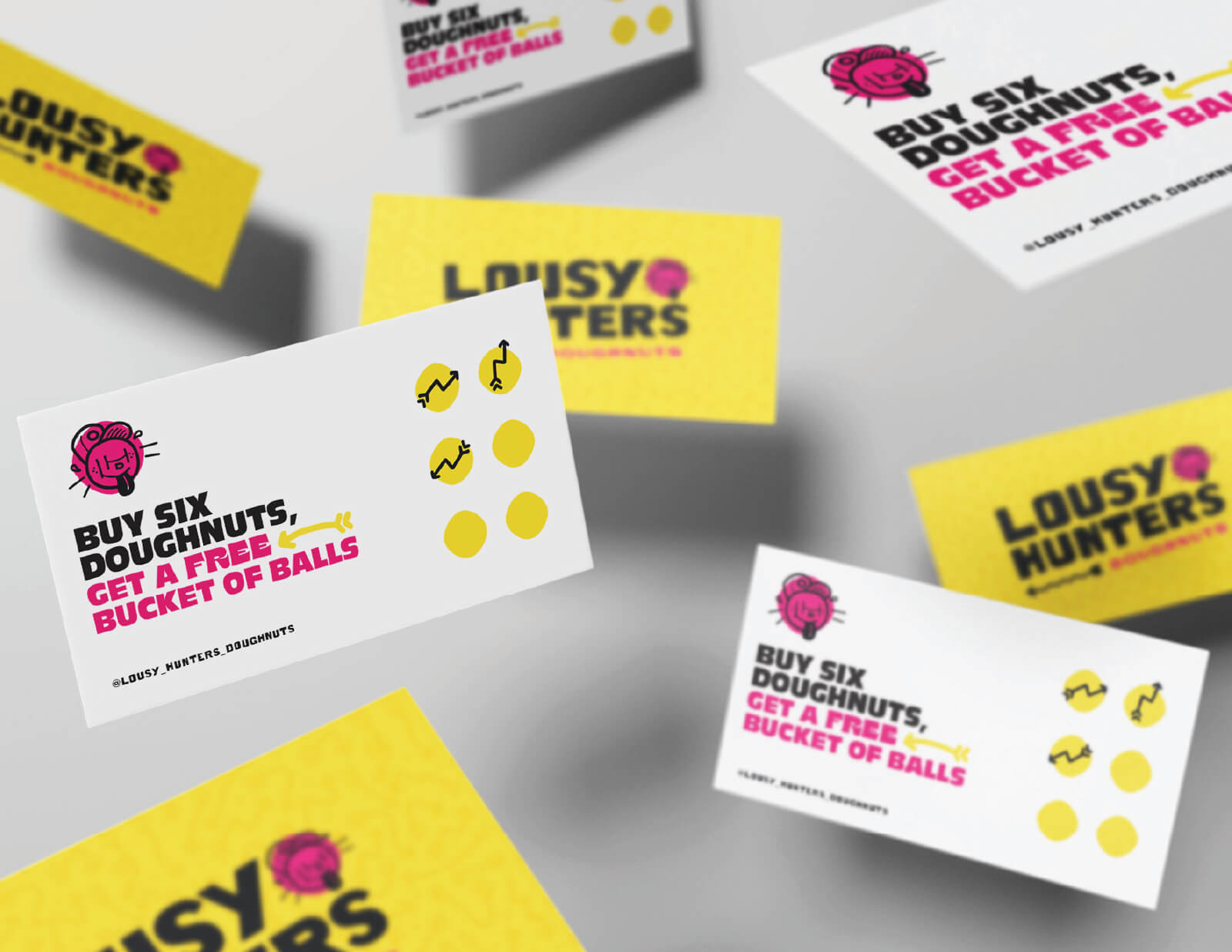 LousyHuntersDoughnuts - Punch Card
