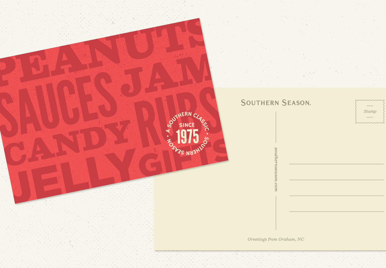 Southern Season - Postcard Design