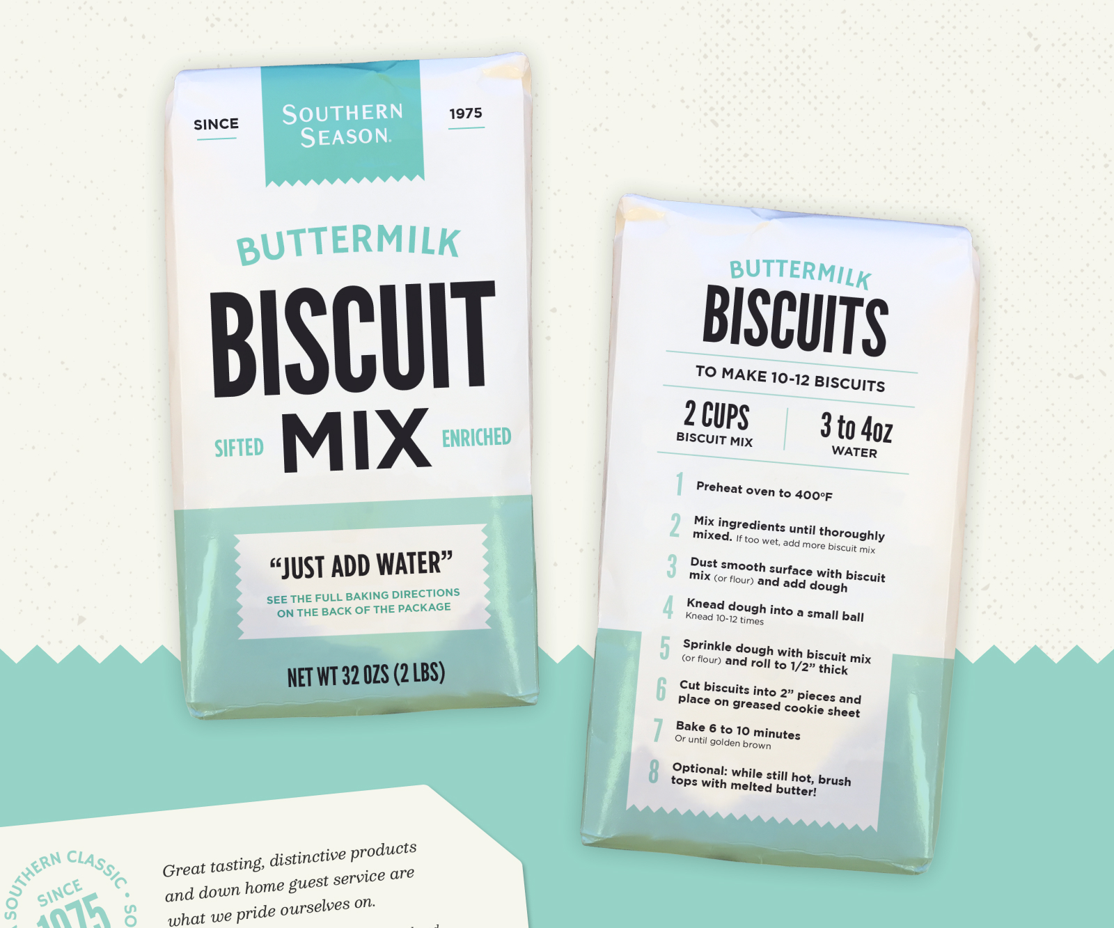 Southern Season - Biscuit Mix Packaging Design