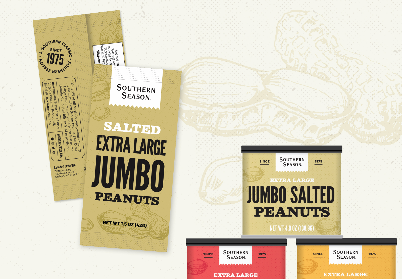 Southern Season - Peanut Line Packaging Design