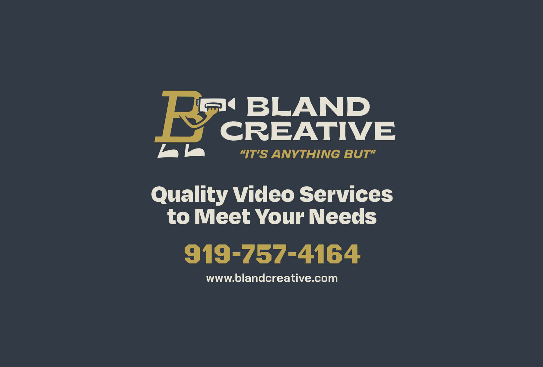 Bland Creative - Spencer Bland Video and Creative Services - 01