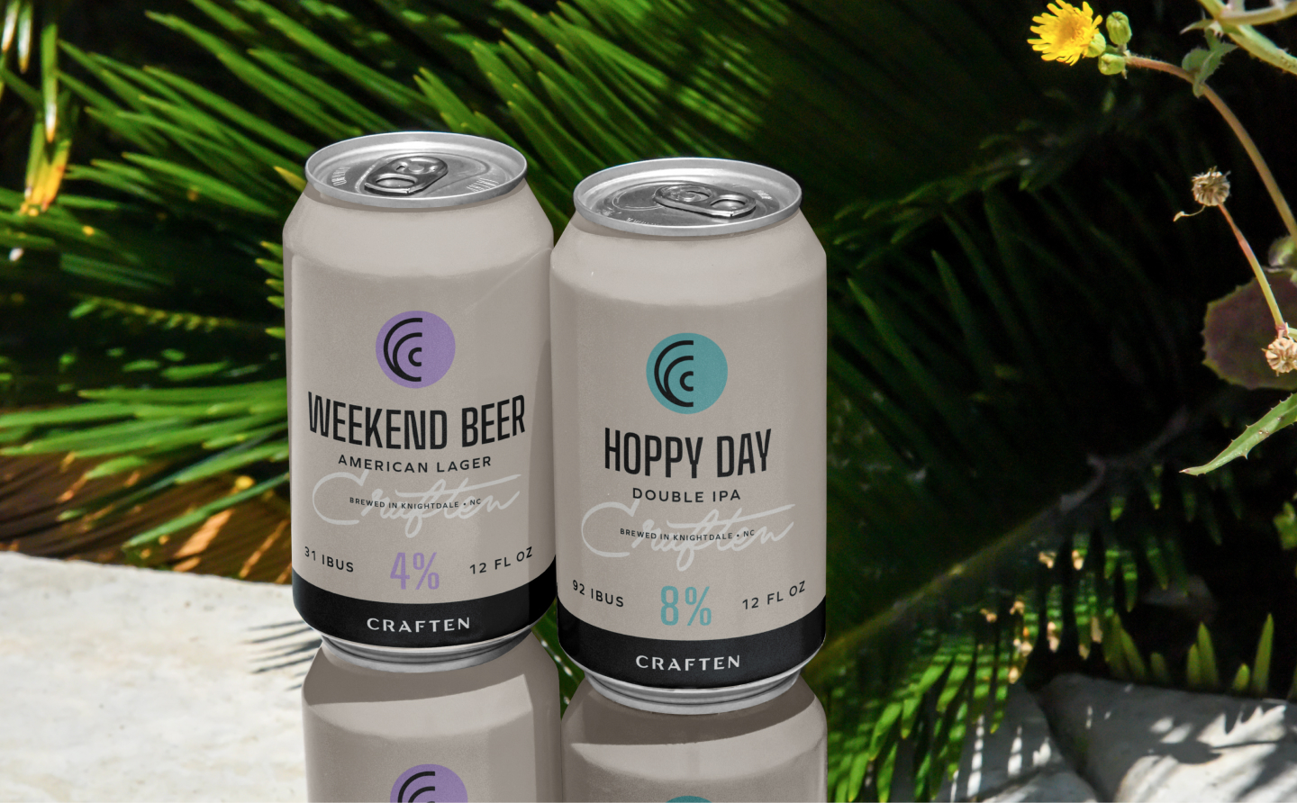 Craften Food Hall Knightdale Beer Can Design