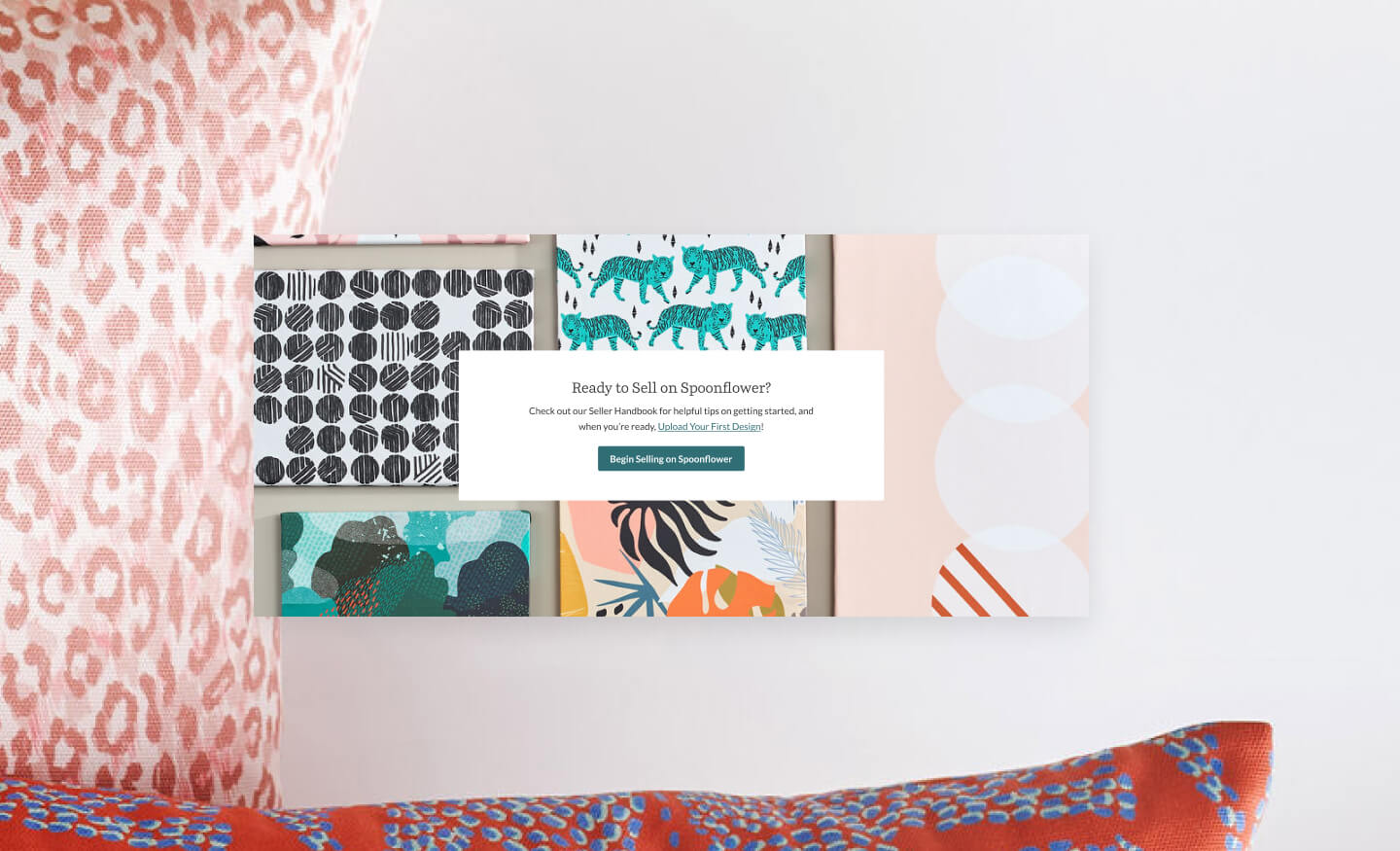 Call to Action Block | Spoonflower Blog Website Design & Development by MRC