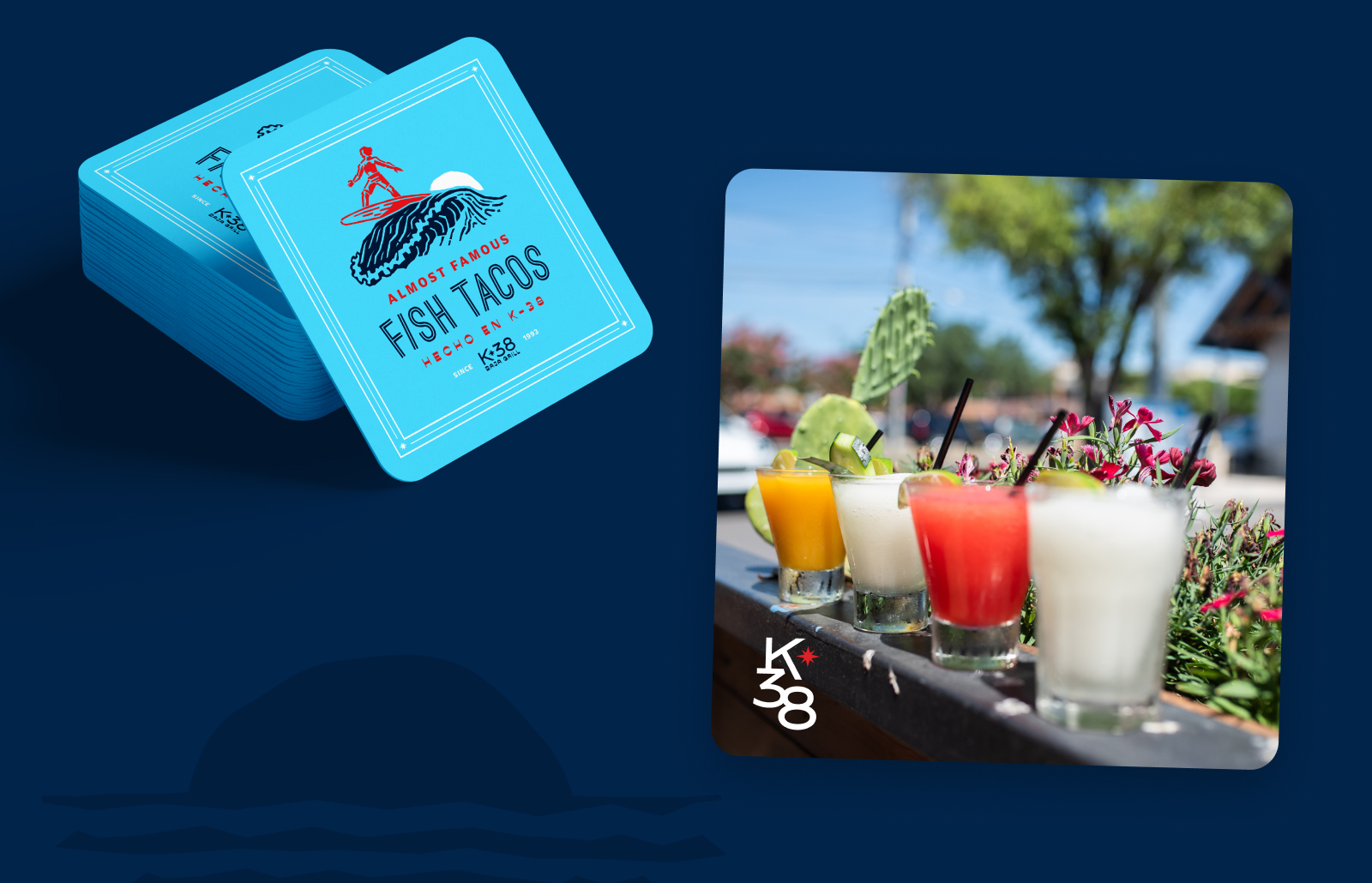 K38 - Baja Mexican Grill - Coaster Design