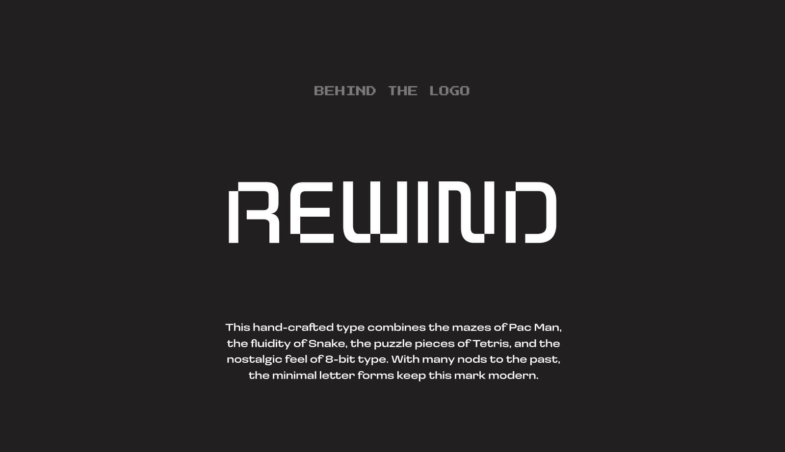 Rewind Retrobar - 02 - Behind the Logotype