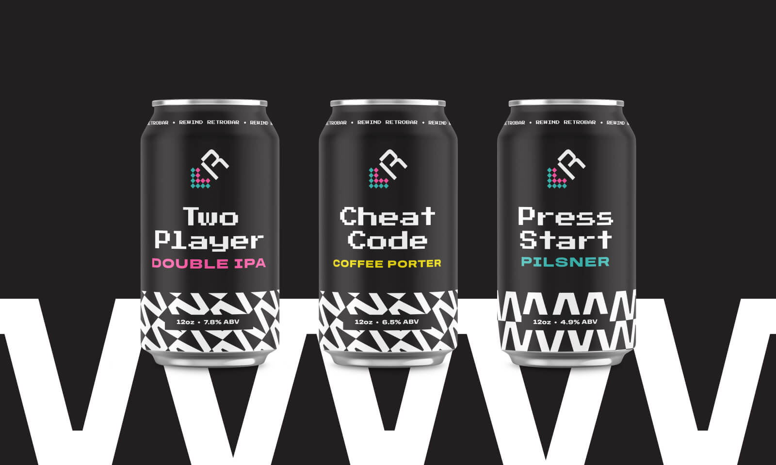 Rewind Retrobar - 05 - Beer Can Designs