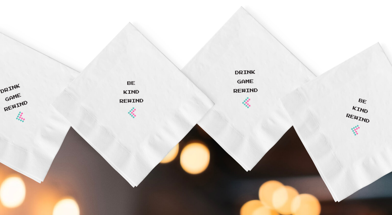 Rewind Retrobar - 10 - Be Kind Rewind Napkins