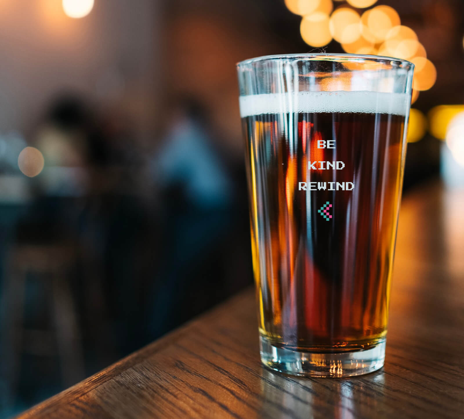 Rewind Retrobar - 11 - Beer Glass Design
