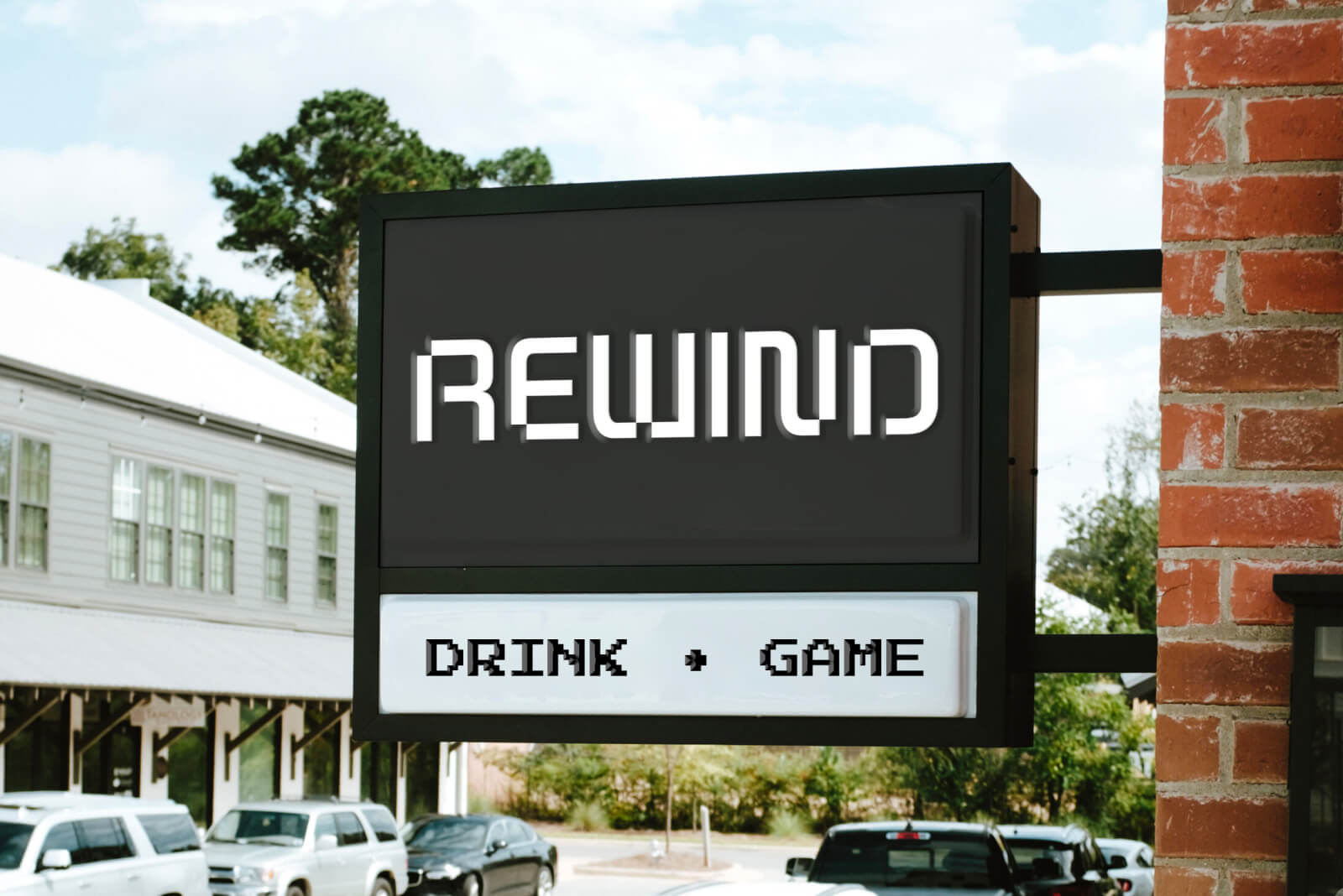 Rewind Retrobar. Drink Up, Game On.