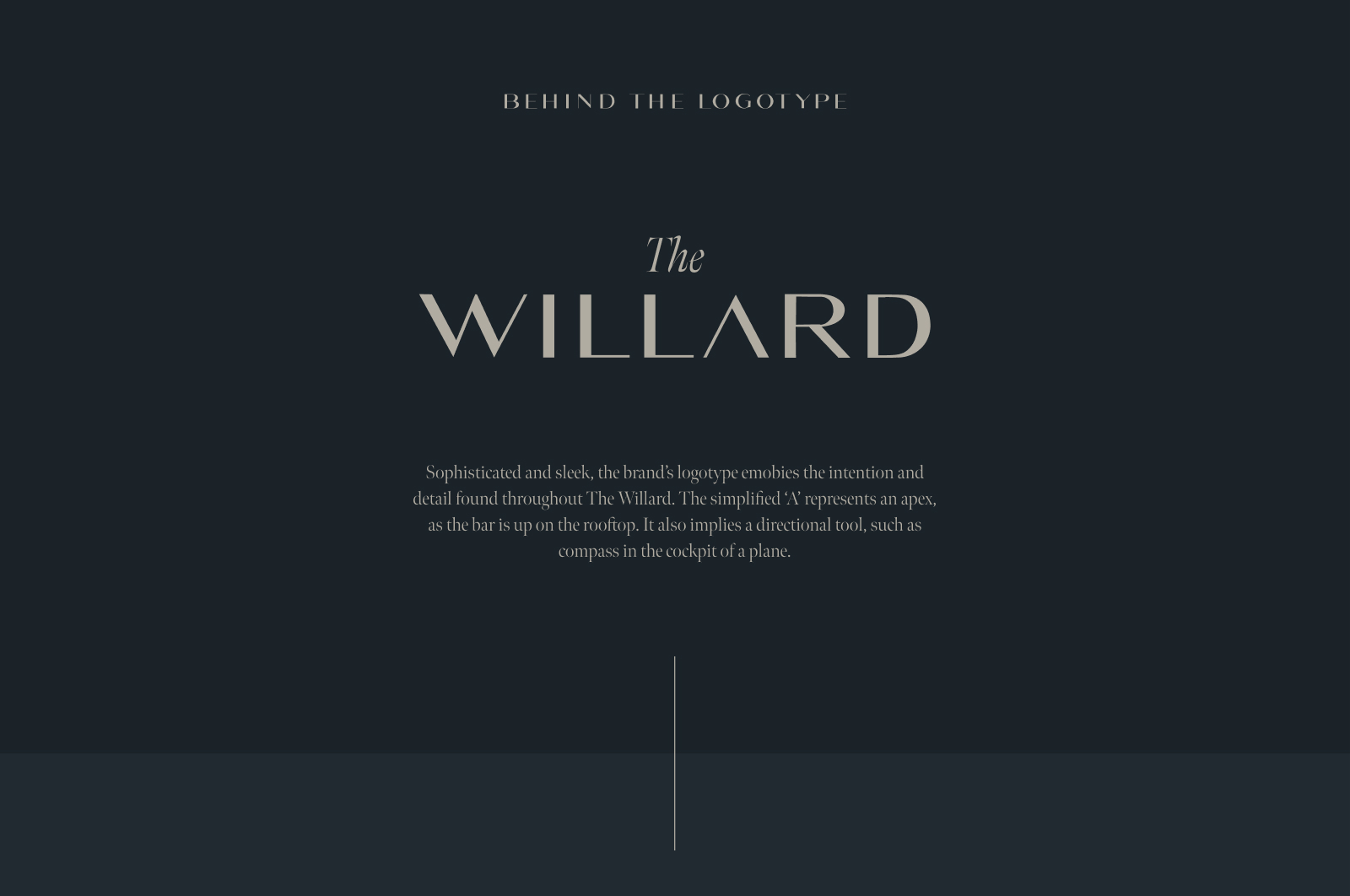 The Willard - AC Hotels - Brand Identity - Behind the Logotype