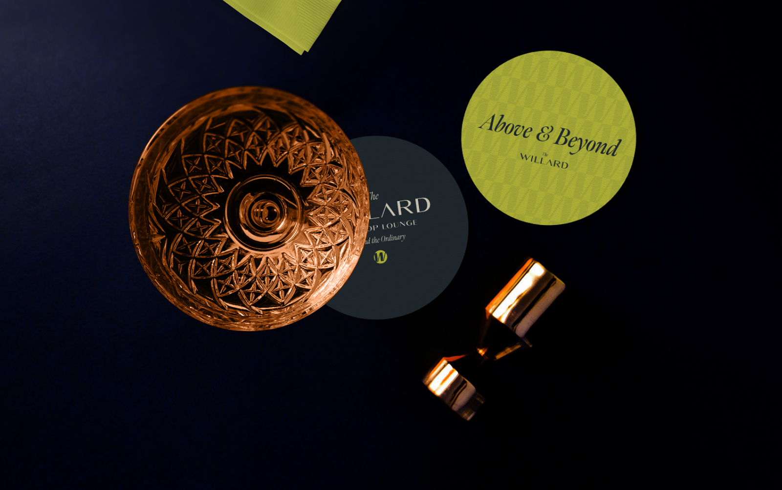 The Willard - AC Hotels - Brand Identity - Coasters and Cocktail