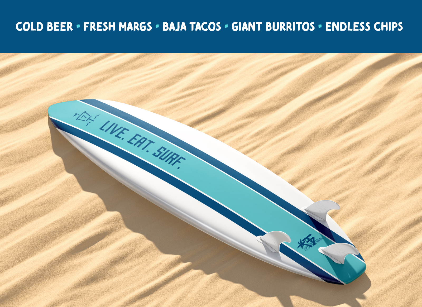 Tower 7 - Beach Bar - Custom Surfboard