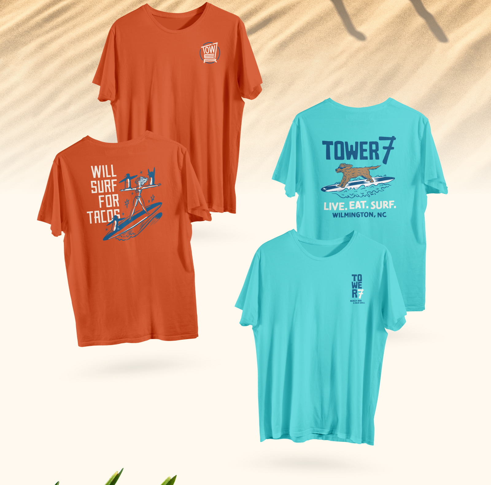 Tower 7 - Beach Bar - Merchandise Shirts