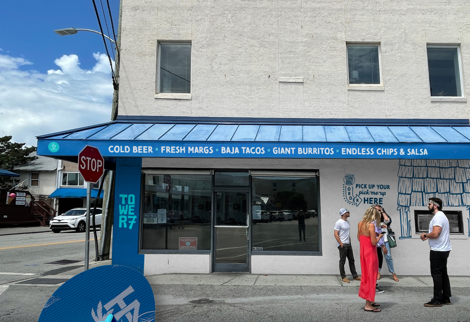 Tower 7 - Beach Bar - Exterior Mockup