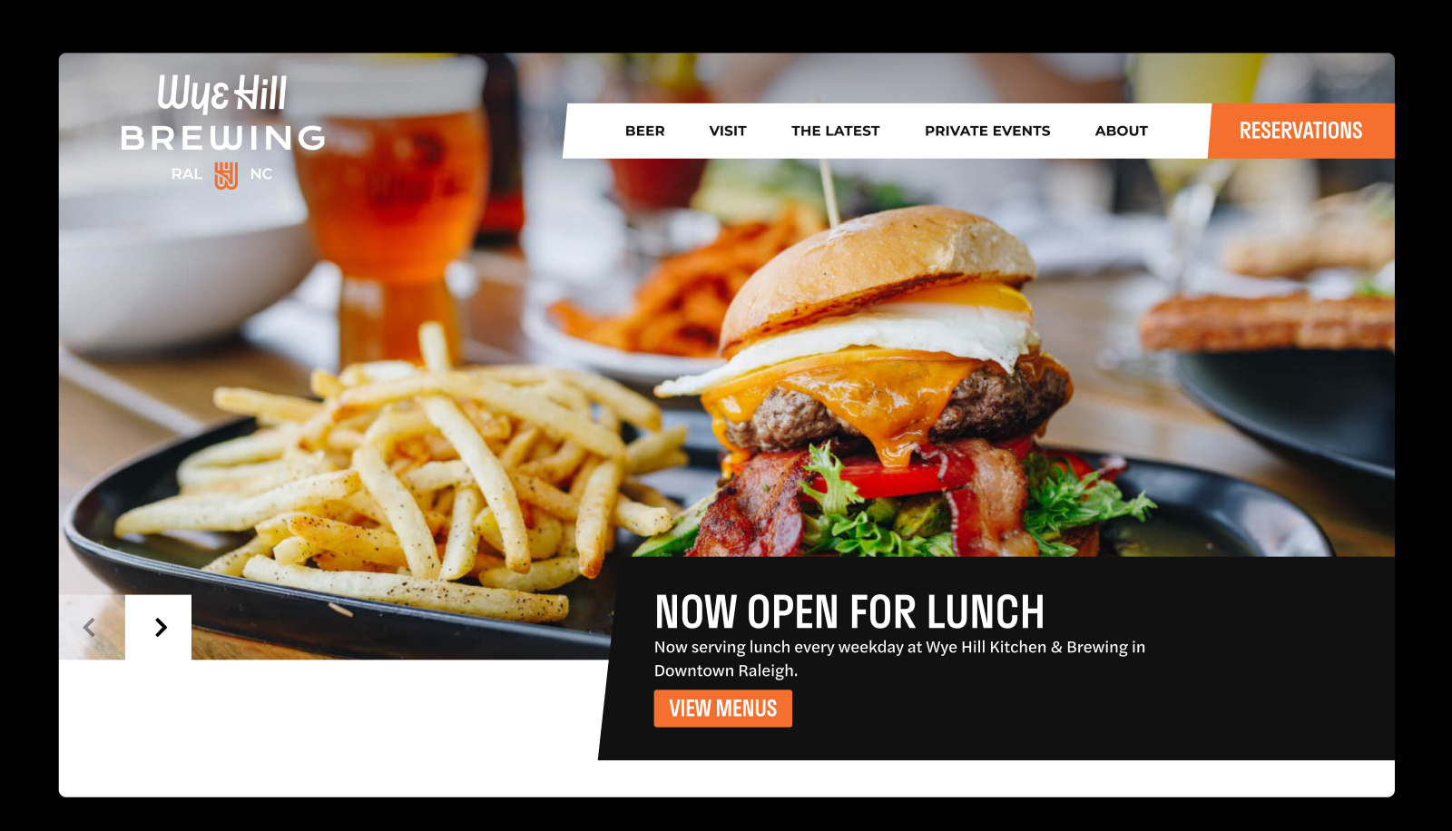 Custom WordPress Website for Wye Hill Brewing